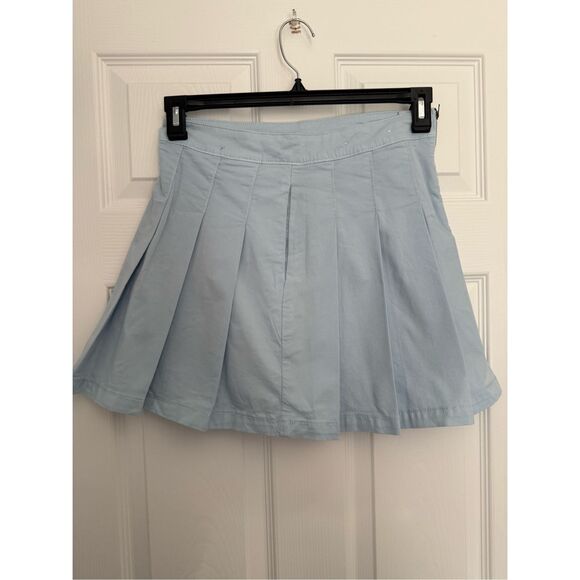 American Eagle Skirt Size 4 Women's Light Blue Tennis Cheer Girly Golf HSM - Picture 2 of 4